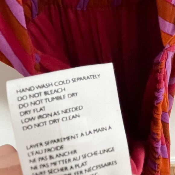 Faithful The Brand Anthropologie Womens Naira Jumpsuit 6 La Condesa Print Pink - Picture 15 of 15